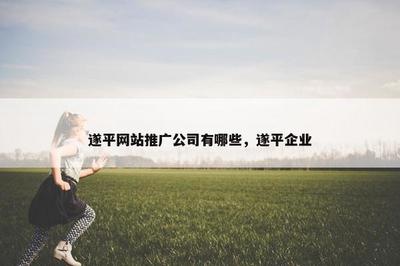 遂平网站推广公司全指南 企业网站建设与推广服务商盘点